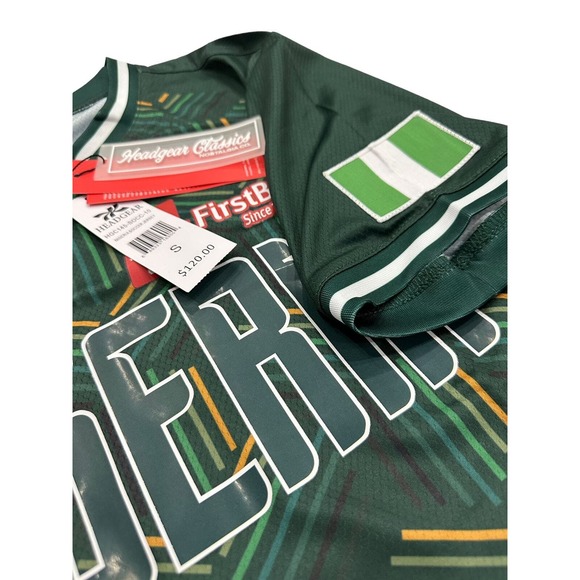 Nigeria International Team Men's Headgear Classics 1990 World Cup Soccer Jersey - Picture 6 of 6